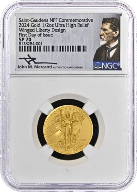 Npf Oz Gold Saint Gaudens Winged Liberty Ultra High Relief Ngc