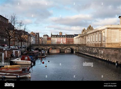 View Of Frederiksholms Kanal Towards The Marble Bridge Marmorbroen