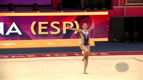 BEREZINA Polina ESP 2019 Rhythmic Worlds Baku AZE