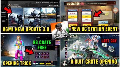 Bgmi Uc Event Bgmi New Mode Update Rs Crate Opening Free Material