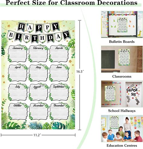 WhatSign Birthday Chart For Classroom Boho Philippines Ubuy