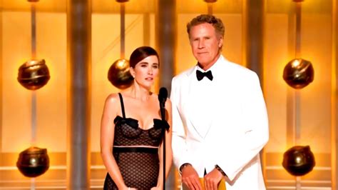 Will Ferrell Kristen Wiig Present Male Actor Motion Picture Musical