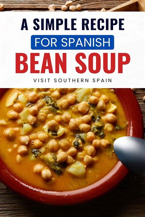 Easy Spanish Bean Soup Recipe Visit Southern Spain