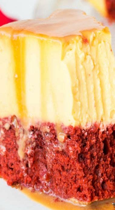 Magic Red Velvet Flan Cake Recipe Flan Cake Flan Dessert Recipes