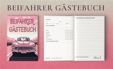 Beifahrer Gästebuch 110 Lustige Seiten zum Ausfüllen und Lachen