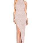 Nookie Gala Halter Gown Nude Dresses Hire