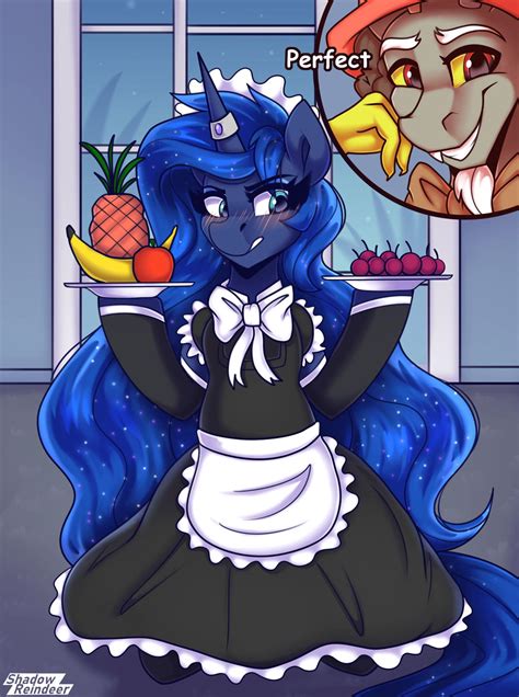 Princess Luna And Discord By Shadowreindeer On Deviantart