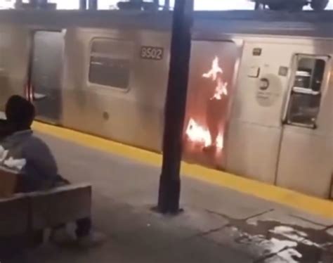 Horrific Video Shows Nyc Subway Rider Engulfed In…