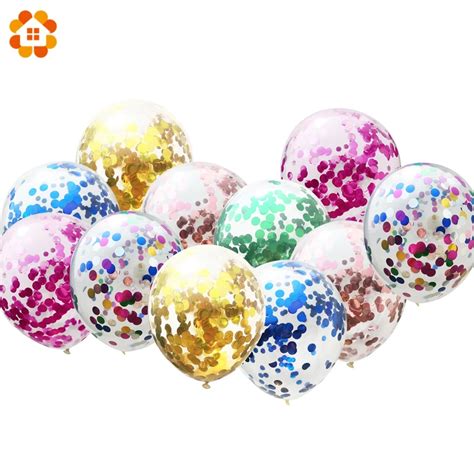 Pi Ces Confettis Latex Balloon Inch Ballon Romantique D Coration De