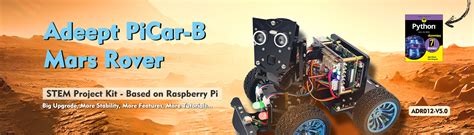 Adeept Picar B Mars Rover Smart Car Kit For Raspberry Pi B B B