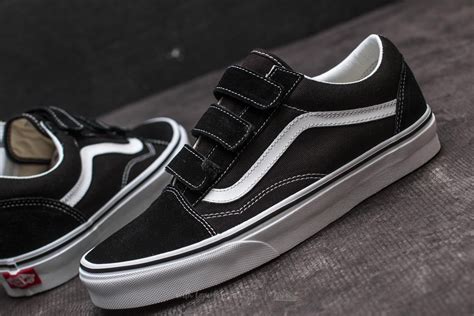 Vans Old Skool V Suede Canvas Black True White Footshop Vans