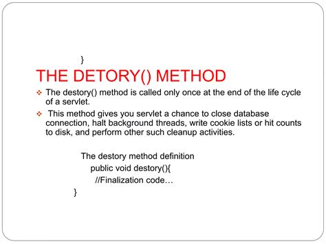 Life Cycle Of Servlet Ppt