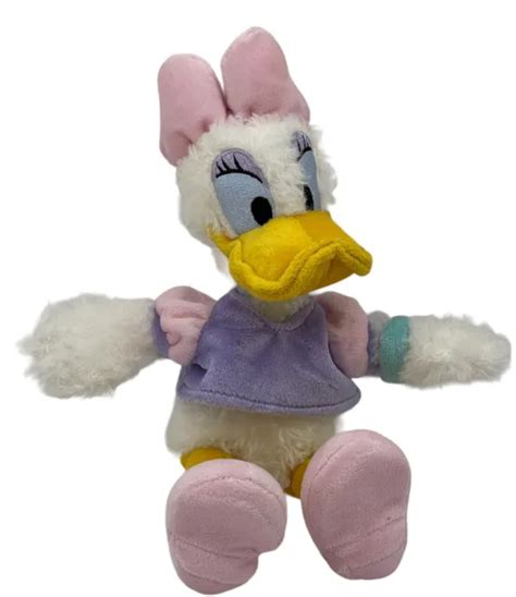 WALT DISNEY WORLD Theme Park Plush Daisy Duck Pastel Pink Purple