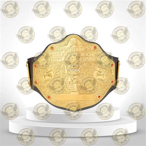 Big Gold Heavyweight Championship Wrestling Title Belt - Wrestle Belts