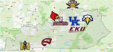 Sports Teams in Kentucky - Sport League Maps