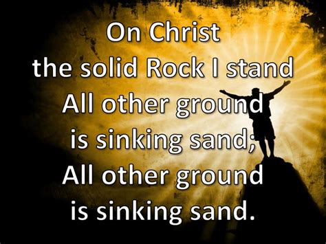 PPT - On Christ the Solid Rock I Stand PowerPoint Presentation - ID:2796970