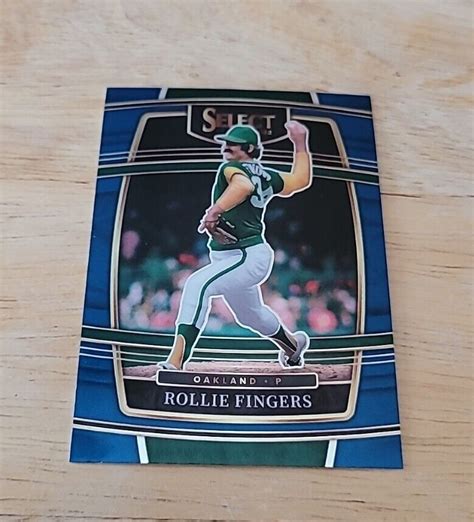 Rollie Fingers Panini Select Concourse Oakland Athletics Hof