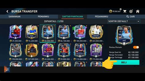 Cara Membeli Pemain Di Fifa Mobile Dengan Koin Youtube