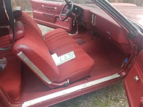 Chevrolet Monte Carlo Coupe Red Rwd Automatic For Sale