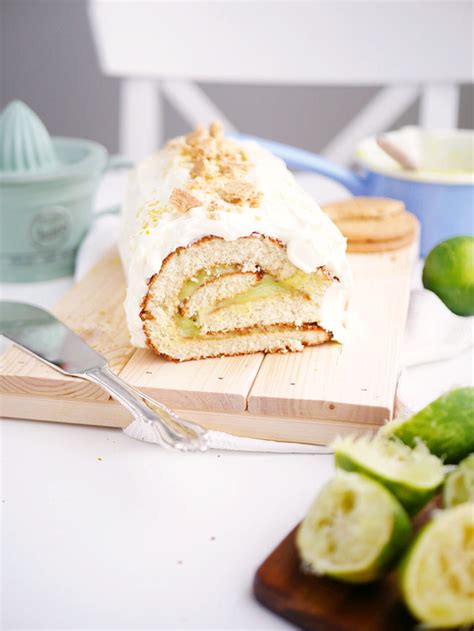 Lime Cheesecake Rulltårta Camilla Hamid