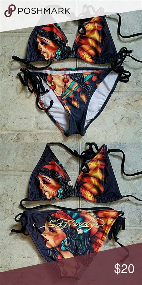 Ed Hardy Bikini Set Bikinis Bikini Set Ed Hardy