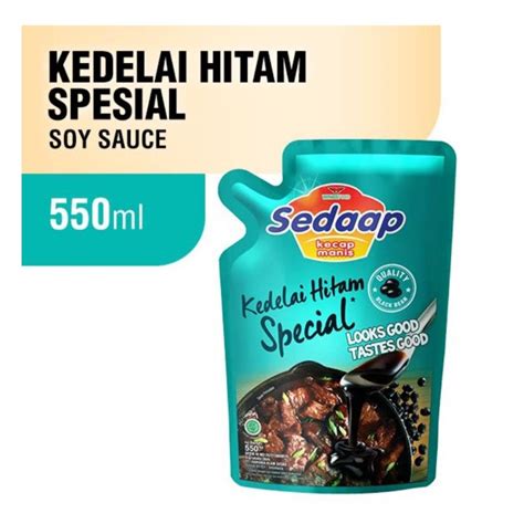 Jual SEDAAP Kecap Kedelai Hitam Special Pouch 220ml 550ml Shopee