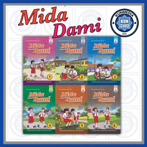 Jual BUKU BASA SUNDA MIDA DAMI KELAS 1 2 3 4 5 6 SD MI GEGER SUNTEN VKM