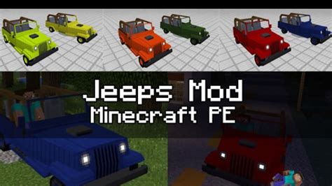 Jeep Mod Minecraft Pe Mods 1 Youtube