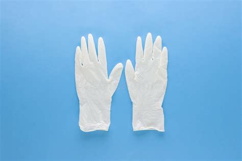 New Clean Medical Rubber Gloves Stock Image Image Of Illness