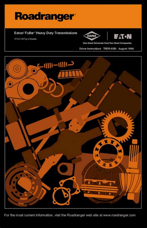 PDF Roadranger Eaton Fuller Heavy Duty Rtlo 10 Transmissions