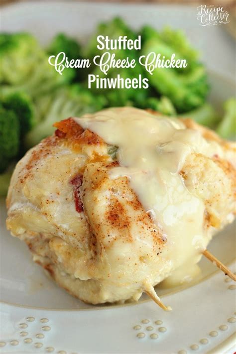 Stuffed Cream Cheese Chicken Pinwheels Diary Of A Recipe Collector