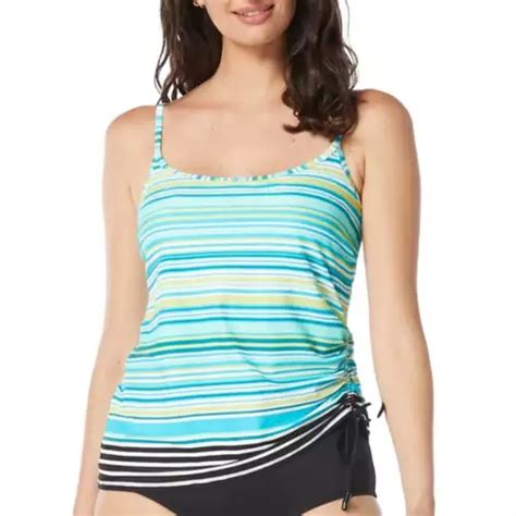 Womens Beach House Bridget Shirred Swim Tankini