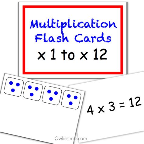 Free Printable Multiplication Cards Printable