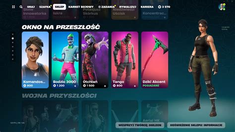 SKLEP FORTNITE 19 01 2024 KOMANDOSKA DZIKI AKCENT ZIMNICA