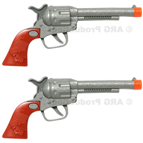 2 Cowboy Gun Toy Pistol Revolver Wild West