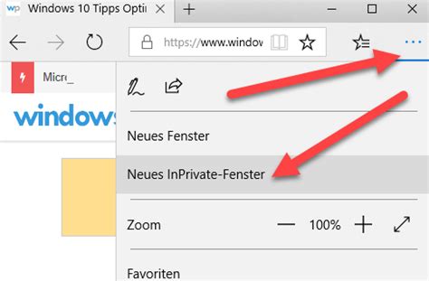 Edge Browser Im InPrivate Modus Starten So Gehts