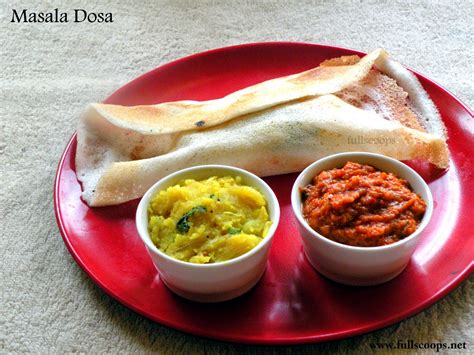 Masala Dosa Recipe ~ Full Scoops - A food blog with easy,simple & tasty ...