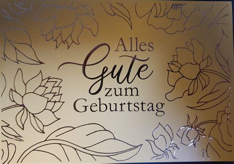 Grußkarte Alles Gute Zum Geburtstag Blumen Hoppe