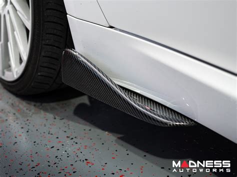 Alfa Romeo Giulia Side Skirt Flaps Carbon Fiber Stile Italia