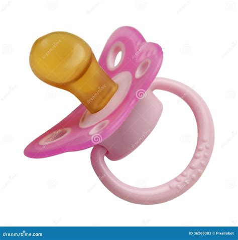 Pink Pacifier Stock Image Image Of Single Handcarves