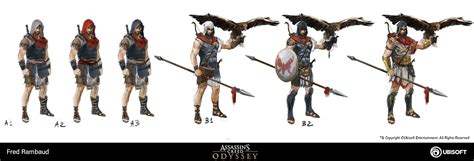 Artstation Alexios Assassin S Creed Odyssey Concept Art Fred Rambaud Concept Art Assassin