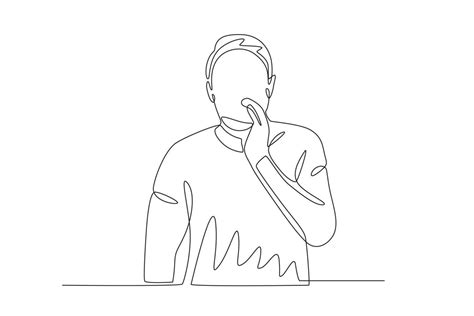 A Man Is Saying Something 37974905 Vector Art At Vecteezy