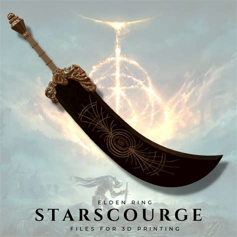 STL File Starscourge Greatsword Elden Ring 3MF 3D Printing Model