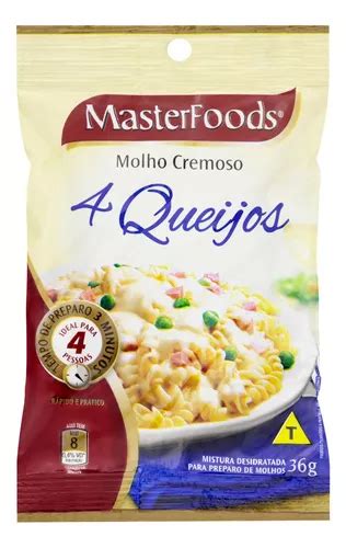 Molho Cremoso 4 Queijos MasterFoods Em Pacote 36 G MercadoLivre