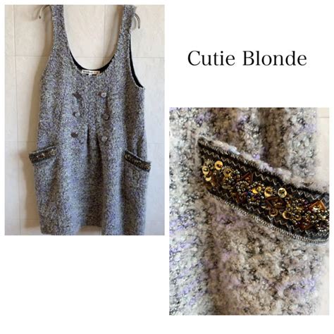 Yahoo オークション Cutie Blonde スパンコール付 ジャンパースカー
