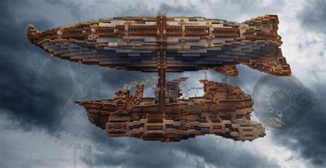 Fantasy Steampunk Airship Minecraft Map