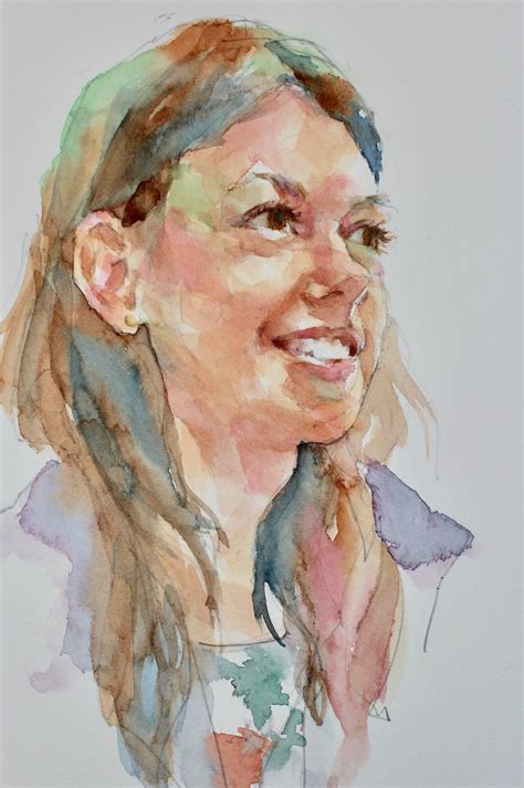 Quick Sketch Portraits Pam Wenger Watercolors In Watercolor