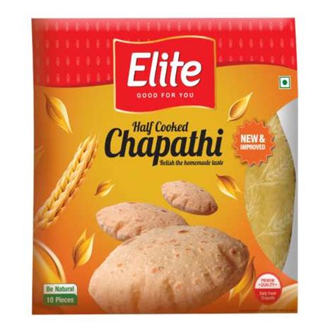 Elite Half Cooked Chapati 10 Pieces My Infinite Cart