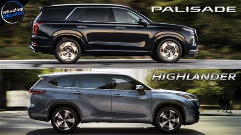 Baru Masuk Indonesia Beginilah Perbandingan Toyota Highlander 2021 Vs Hyundai Palisade 2021