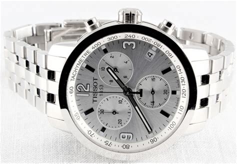 Tissot Prc 200 Chronograph T055417a No Reserve Price Swiss Eta